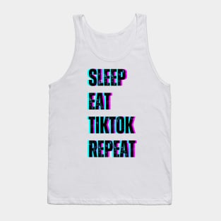 Sleep Eat Tiktok Repeat Tank Top